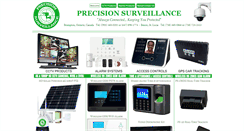 Desktop Screenshot of precisionsurveillance.com